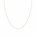 Load image into Gallery viewer, Gold Polished Silver Minimal Chain Necklace