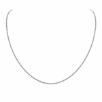 Load image into Gallery viewer, Silver Beaded Chain Necklace