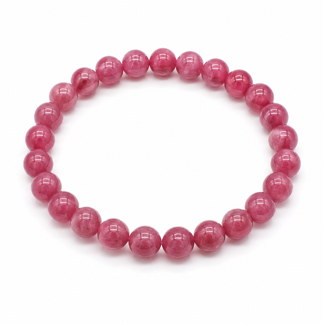 Pink Tourmaline Crystal Bracelet