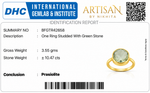 Load image into Gallery viewer, Carved Oval Prasiolite Statement Ring