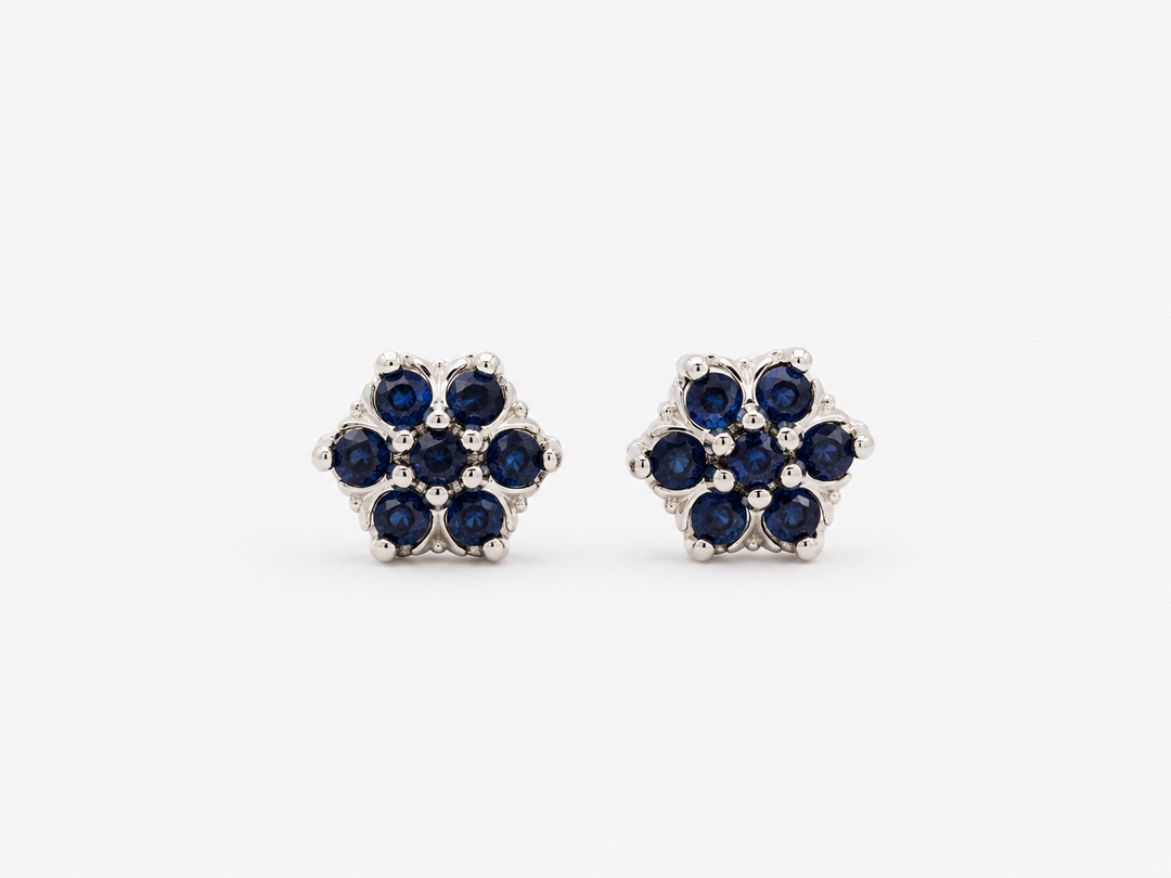 Midnight Bloom Studs