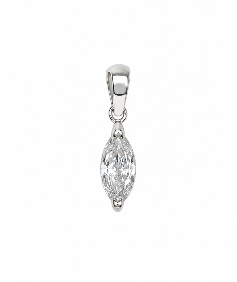 Marquise Solitaire Pendant