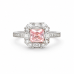 Load image into Gallery viewer, Blush Princess Halo Ring