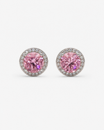 Load image into Gallery viewer, Blush Halo Stud Earrings