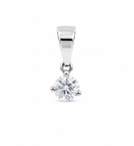 Load image into Gallery viewer, Petite Round Solitaire Pendant