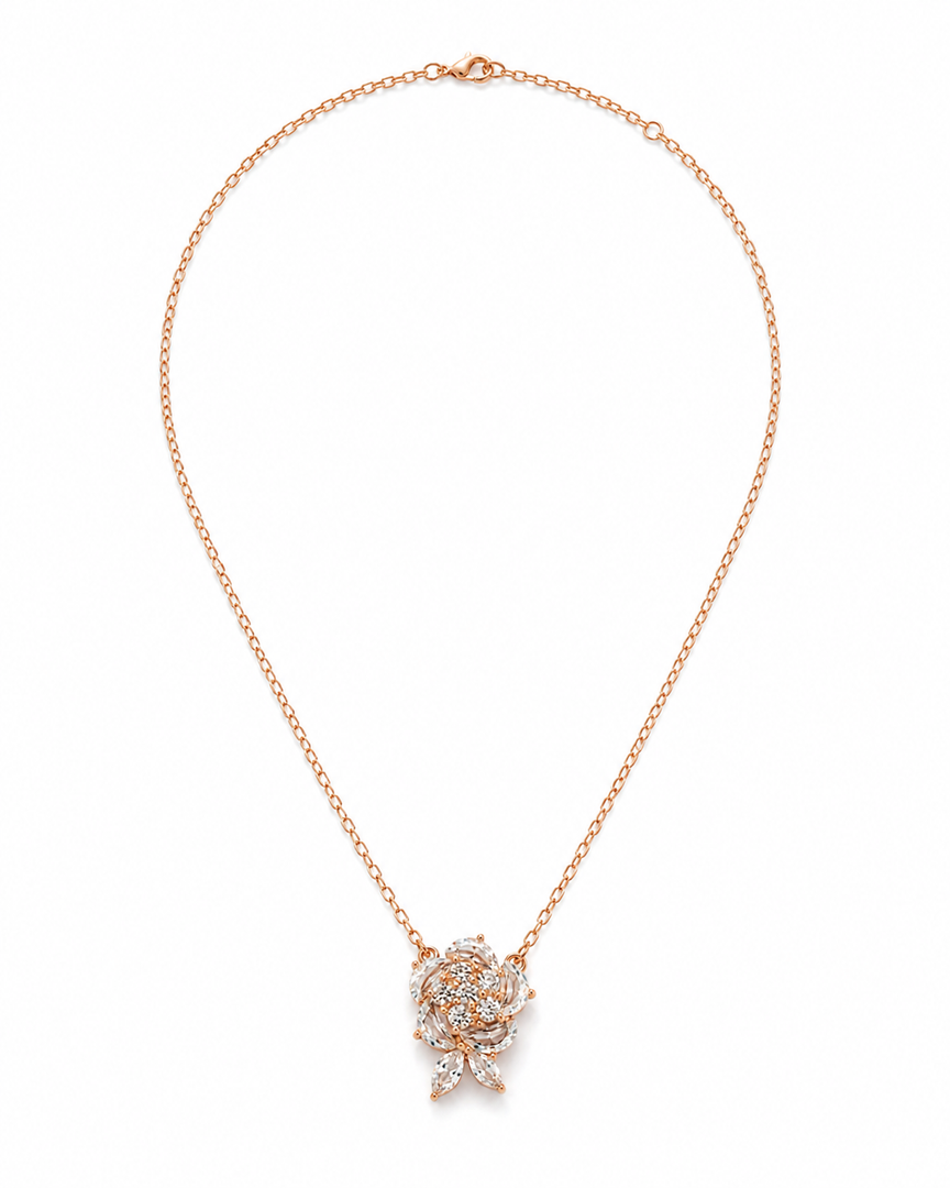 Rose Bloom Pendant Chain