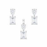 Load image into Gallery viewer, Drop Pendant &amp; Earrings Set