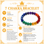 Load image into Gallery viewer, 7 Chakra Crystal Bracelet