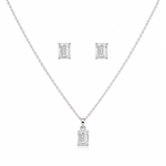 Load image into Gallery viewer, Solitaire Sterling Silver Necklace