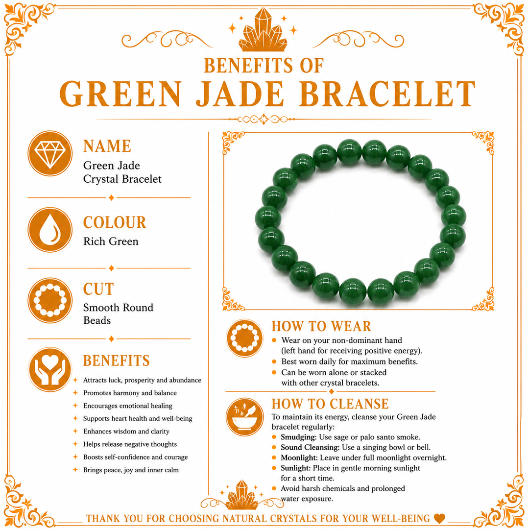 Green Jade Crystal Bracelet