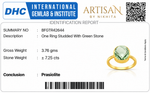 Load image into Gallery viewer, Prasiolite Oval Bezel Statement Ring