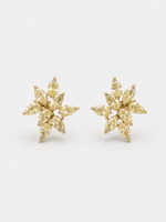 Load image into Gallery viewer, Citrine Petal Earrings