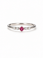 Load image into Gallery viewer, Pink Trio Sparkle Ring