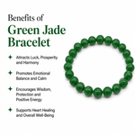 Load image into Gallery viewer, Green Jade Crystal Bracelet