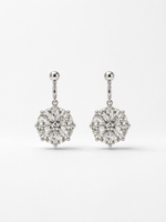 Load image into Gallery viewer, Crystal Bloom Bugadi Earrings