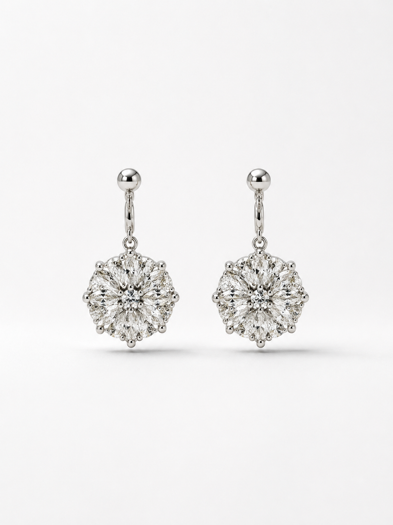 Crystal Bloom Bugadi Earrings