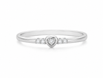 Load image into Gallery viewer, Sweet Heart Solitaire Ring