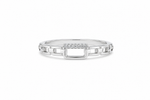 Load image into Gallery viewer, Geometric Link Diamond Ring
