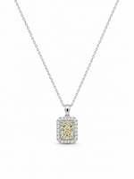 Load image into Gallery viewer, Yellow Radiance Halo Necklace
