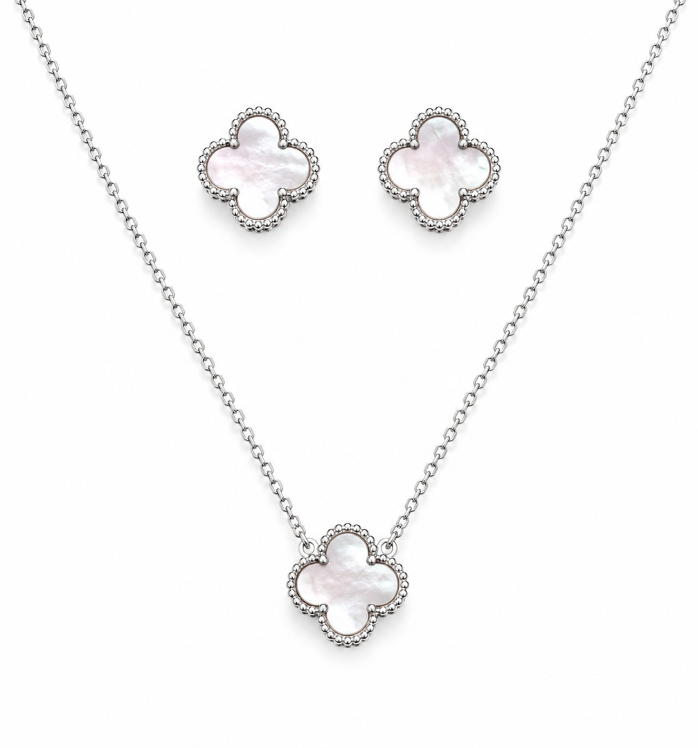 Mother of Pearl Clover Set