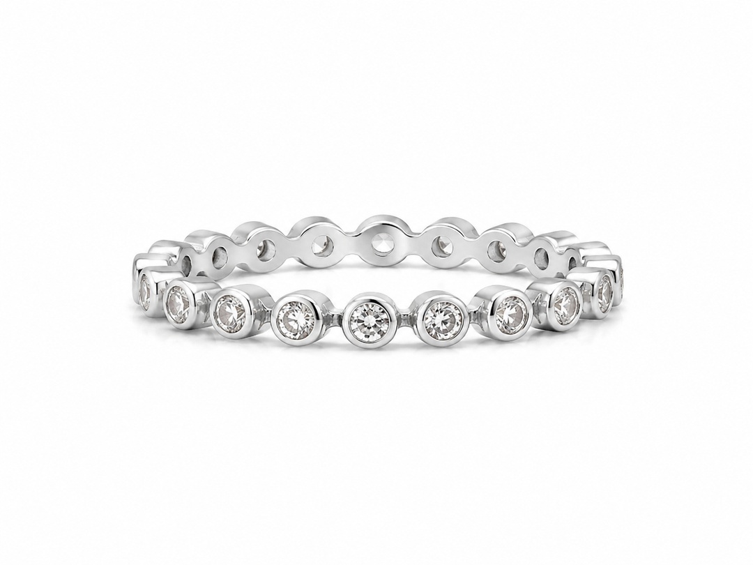 Bezel Eternity Band Ring