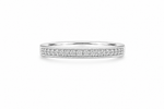Load image into Gallery viewer, Eternity Sparkle Sterling Silver Band Ring