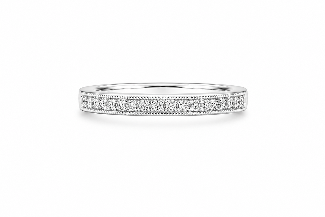 Eternity Sparkle Sterling Silver Band Ring