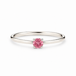 Load image into Gallery viewer, Pink Solitaire Ring