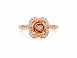 Load image into Gallery viewer, Blooming Rose Halo Ring
