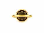 Load image into Gallery viewer, Smoky Quartz Bezel Statement Ring