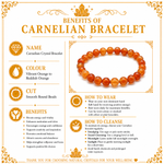 Load image into Gallery viewer, Carnelian Crystal Bracelet