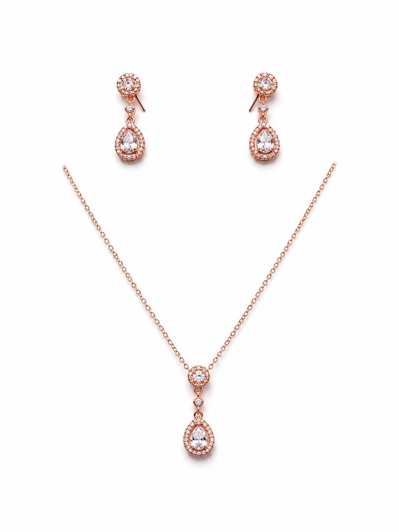 Rose Teardrop Elegance Set