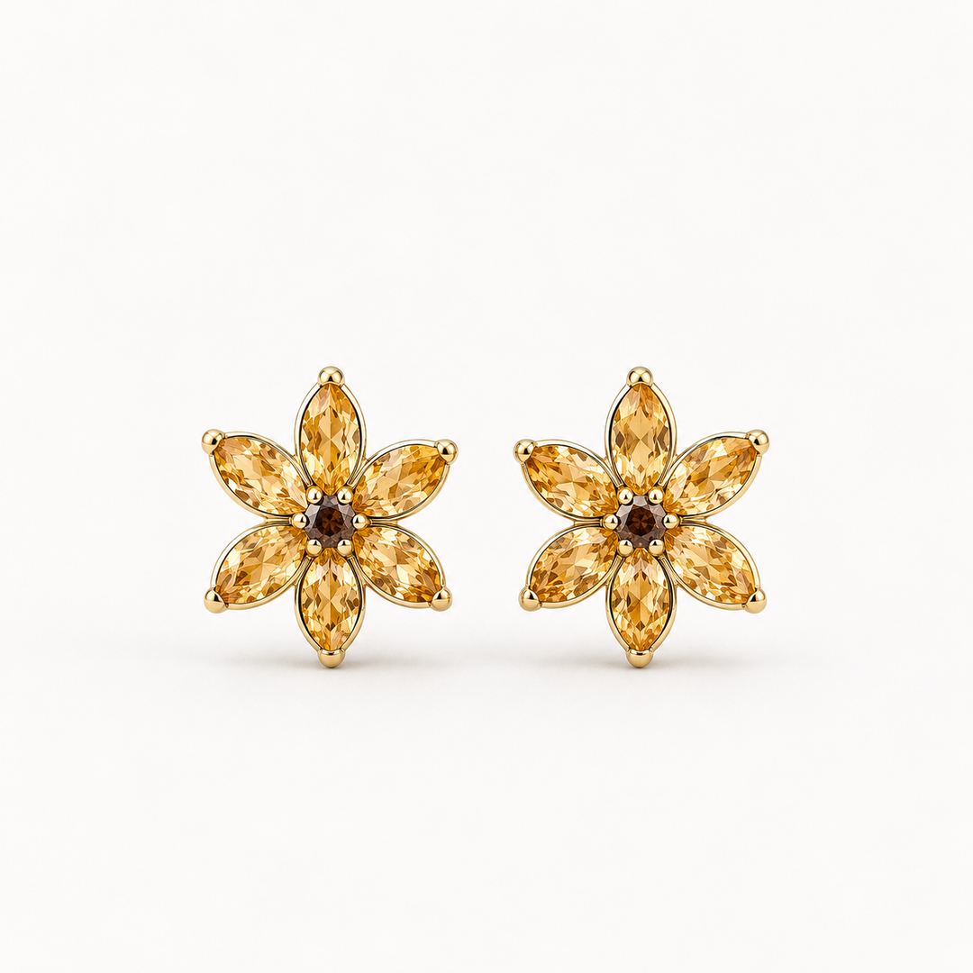 Sunflower Spark Studs