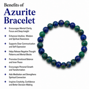 Azurite Malachite Crystal Bracelet