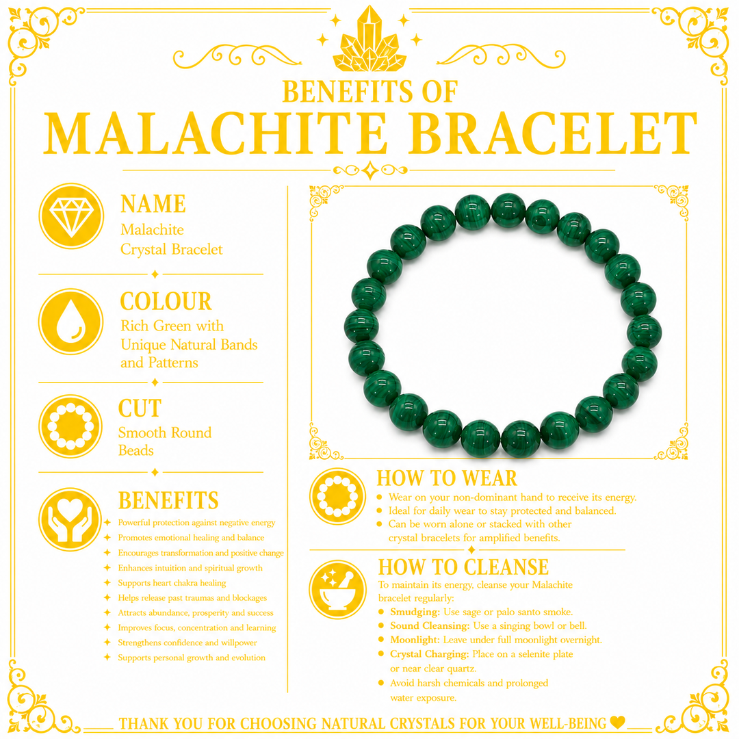 Malachite Crystal Bracelet