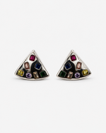 Load image into Gallery viewer, Mosaic Prism Stud Earrings