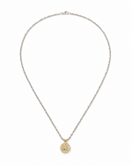 Load image into Gallery viewer, Golden Compass Charm Necklace