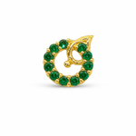 Load image into Gallery viewer, Swirl Gold-Plated Sterling Silver Nose Pin