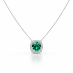 Load image into Gallery viewer, Royal Green Halo Pendant