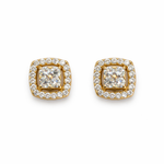Load image into Gallery viewer, Celeste Halo Stud Earrings