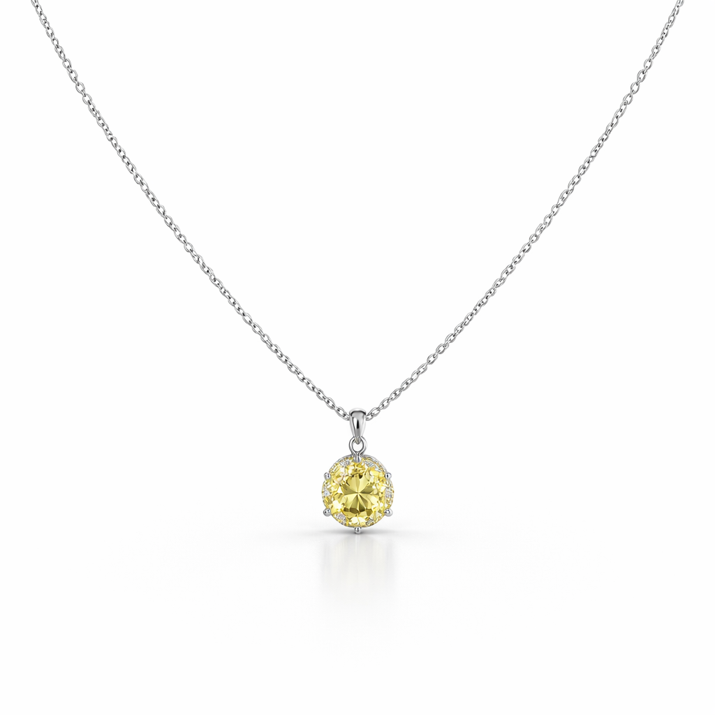 Sunbeam Halo Pendant Chain